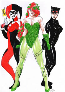 Harley Quinn, Catwoman, & Poison Ivy ID=1687